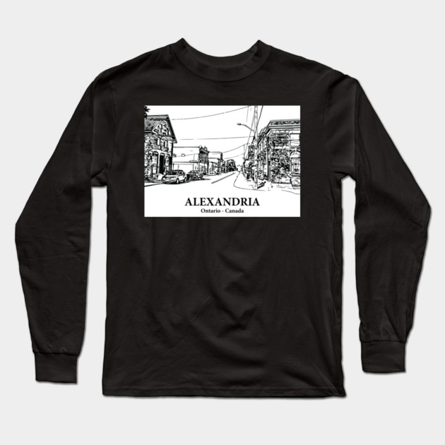 Alexandria - Ontario Long Sleeve T-Shirt by Lakeric