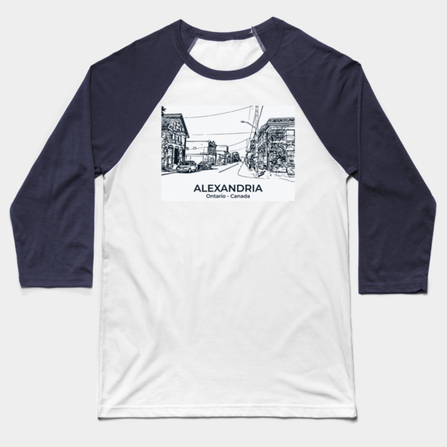 Alexandria - Ontario Baseball T-Shirt by Lakeric
