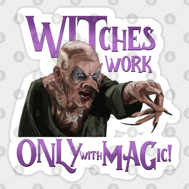 The Witches: WITches work ONLY with MAGic Sticker by 51Deesigns