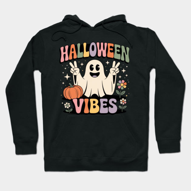 Halloween-Vibes Hoodie by Creatifly Graphic Tees