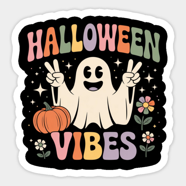 Halloween-Vibes Magnet by Creatifly Graphic Tees