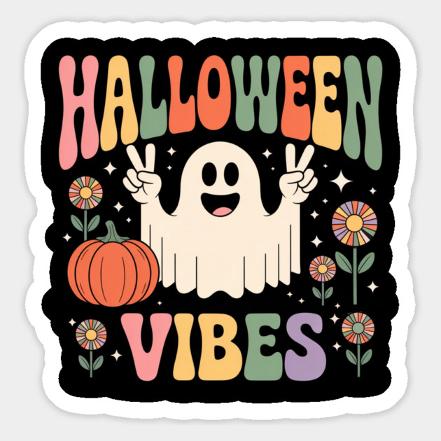 Halloween-Vibes Magnet by Creatifly Graphic Tees