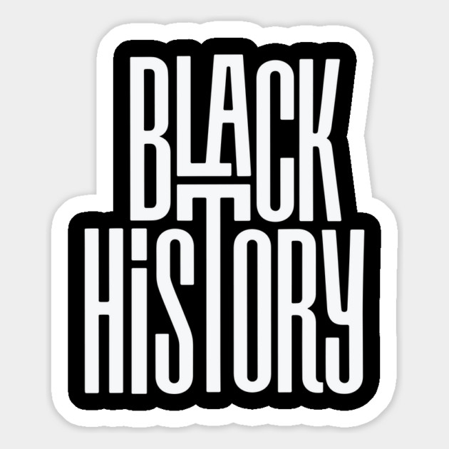 BLACK HISTORY | Bold Modern Text Statement Magnet by UrbanLifeApparel