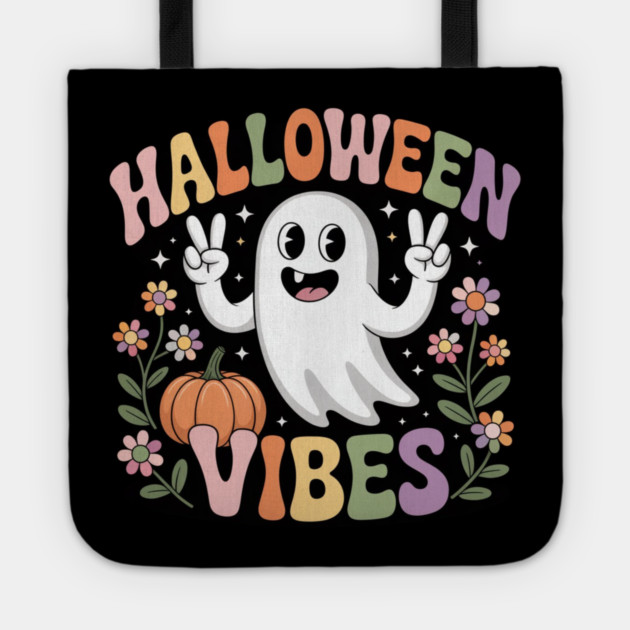 Halloween-Vibes Tote by Creatifly Graphic Tees
