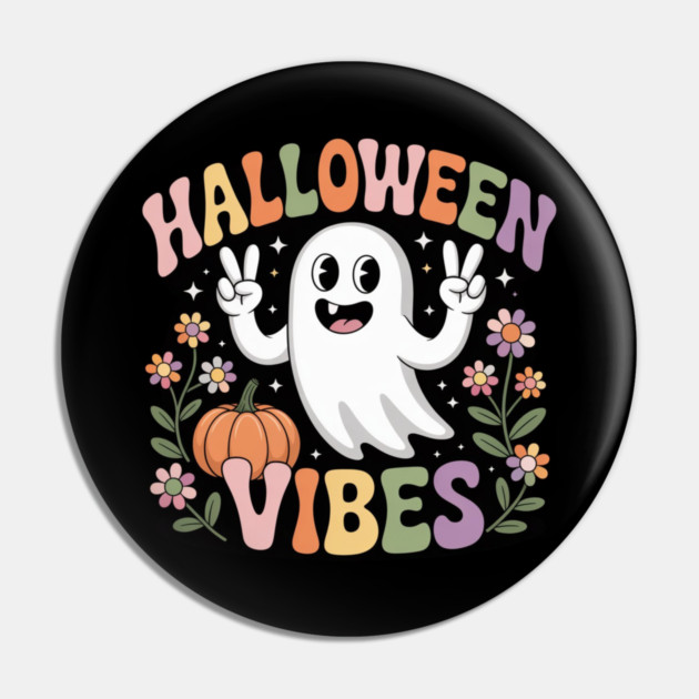 Halloween-Vibes Pin by Creatifly Graphic Tees