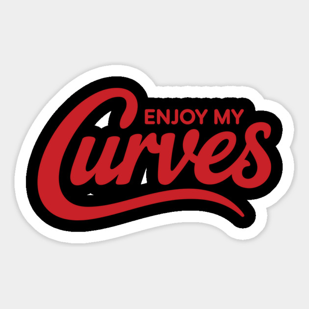 Enjoy My Curves | Body Positive Self-Love Magnet by UrbanLifeApparel