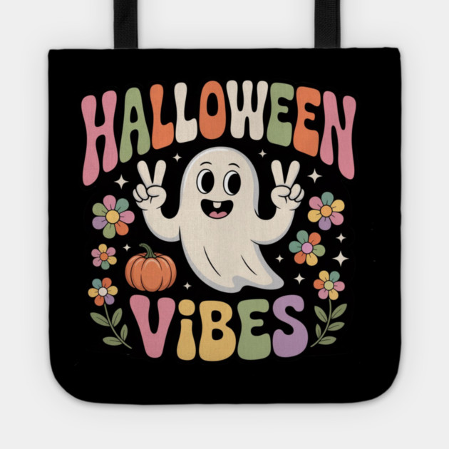 Halloween-Vibes Tote by Creatifly Graphic Tees