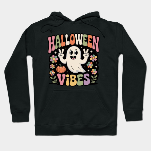 Halloween-Vibes Hoodie by Creatifly Graphic Tees