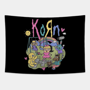 Funny Vintage Korn Tapestry
