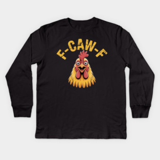 F-Caw-F Kids Long Sleeve T-Shirt