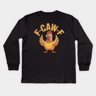 F-Caw-F Kids Long Sleeve T-Shirt
