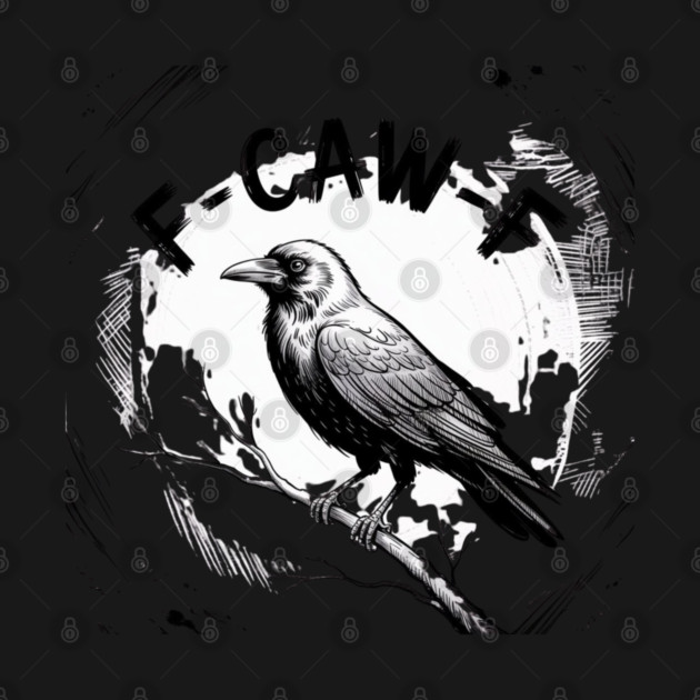 F-Caw-F by Creatifly Graphic Tees