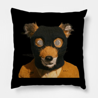 Crazy Eyes - Fantastic Mr. Fox - Wes Anderson Pillow