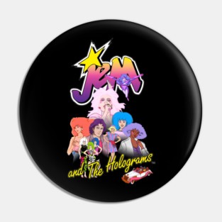 Jem and the Holograms Pin