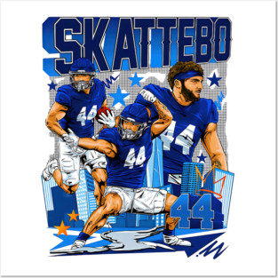 Cam Skattebo Graphic, Giants Football, Arizona State Sun Devils Posters and Art