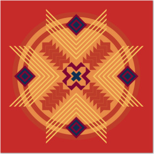 Solar Radiance Mandala Posters and Art