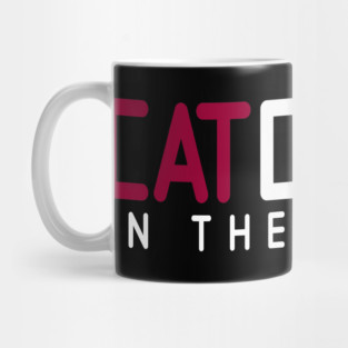 Cat Daddy In The Street Funny MEME Mug