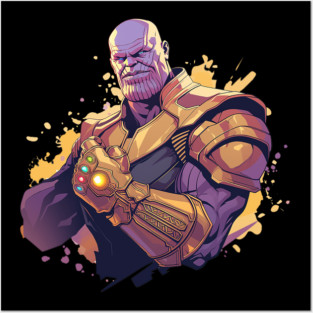 thanos Posters and Art