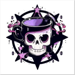 black coffee magic Posters and Art