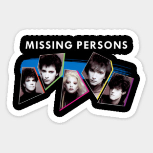 The Missing Persons Band Sticker