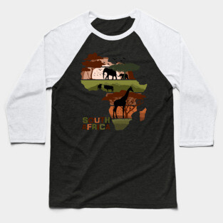 South Africa Baseball T-Shirt
