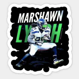 Marshawn Lynch Player Number Sticker
