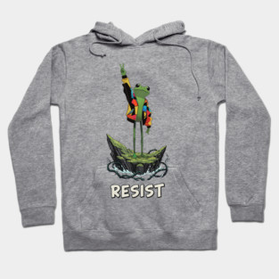 Portland-Frog-Protest Hoodie