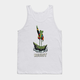 Portland-Frog-Protest Tank Top