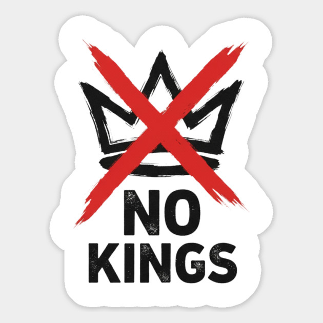 NO KINGS - Anti Monarchy Protest - No Kings Magnet by ArtistTee ⭐⭐⭐⭐⭐