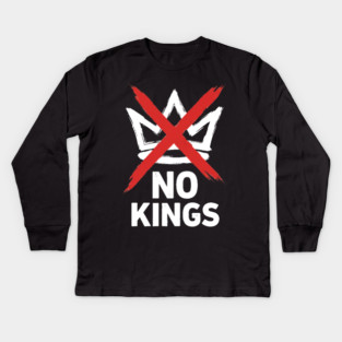 No-Kings Kids Long Sleeve T-Shirt