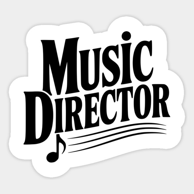 Music Director Sticker by Frank Ring