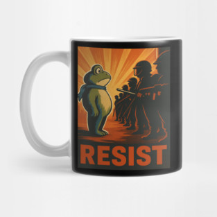Resist Frog - Portland Protest Activist Mug