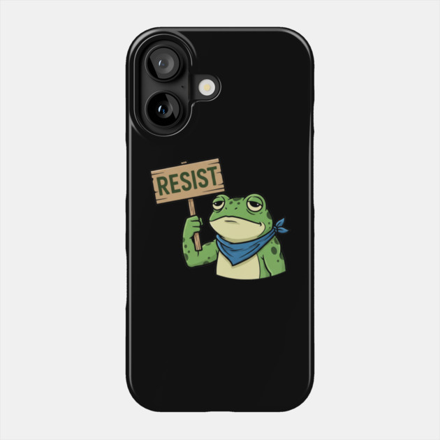 Resist-Frog-Portland-Protest-Activist Phone Case by ArtistTee ⭐⭐⭐⭐⭐