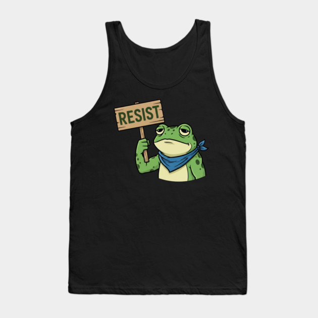 Resist-Frog-Portland-Protest-Activist Tank Top by ArtistTee ⭐⭐⭐⭐⭐