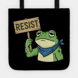 Resist-Frog-Portland-Protest-Activist Tote