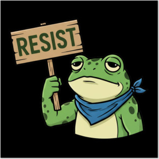 Resist-Frog-Portland-Protest-Activist Posters and Art