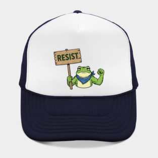 Resist Frog Activist - Portland Protest Frog Hat