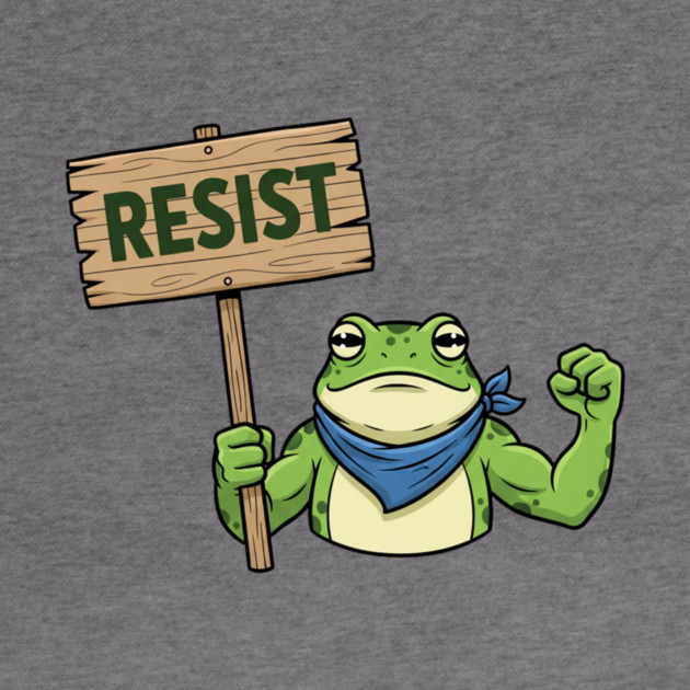 Resist Frog Activist - Portland Protest Frog by ArtistTee ⭐⭐⭐⭐⭐