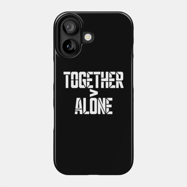 Together > Alone Family Gift Phone Case by Emmanuel's Store 4