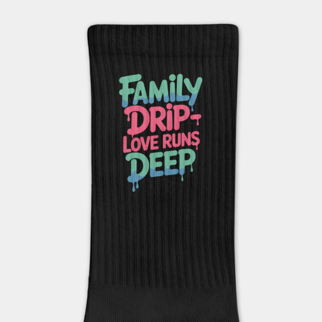 Family Drip - Love Runs Deep Family Gift by Emmanuel's Store 4