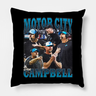 Motor City Dan Campbell Pillow