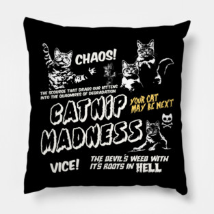 Catnip Madness Pillow