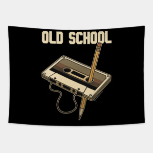 Old School - Pencil Cassette Tape - The Struggle Was Real In The 80's Tapestry