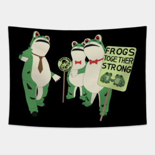 Portland Frog Tapestry