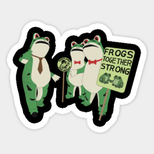Portland Frog Sticker