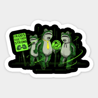 Portland Frog Sticker