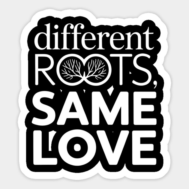 Different Roots. Same Love Family Gift Magnet by Emmanuel's Store 4