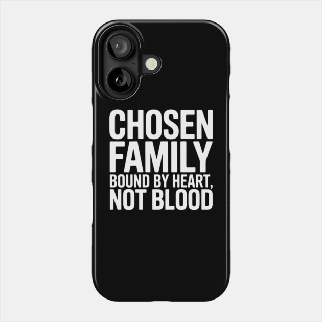 Chosen Family - Bound By Heart Family Gift Phone Case by Emmanuel's Store 4