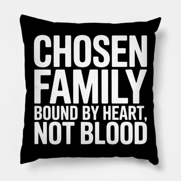 Chosen Family - Bound By Heart Family Gift Pillow by Emmanuel's Store 4