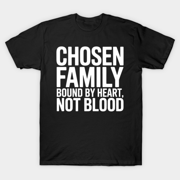 Chosen Family - Bound By Heart Family Gift T-Shirt by Emmanuel's Store 4